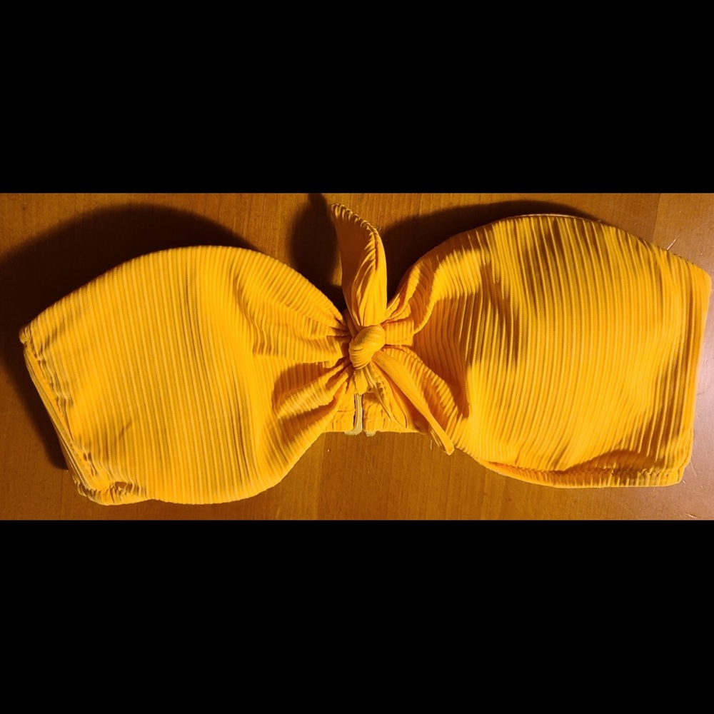 Yellow bikini top